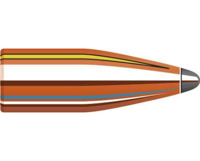 Boite de 100 ogives HORNADY Calibre 22 Diam.224 55 Grs SP SX