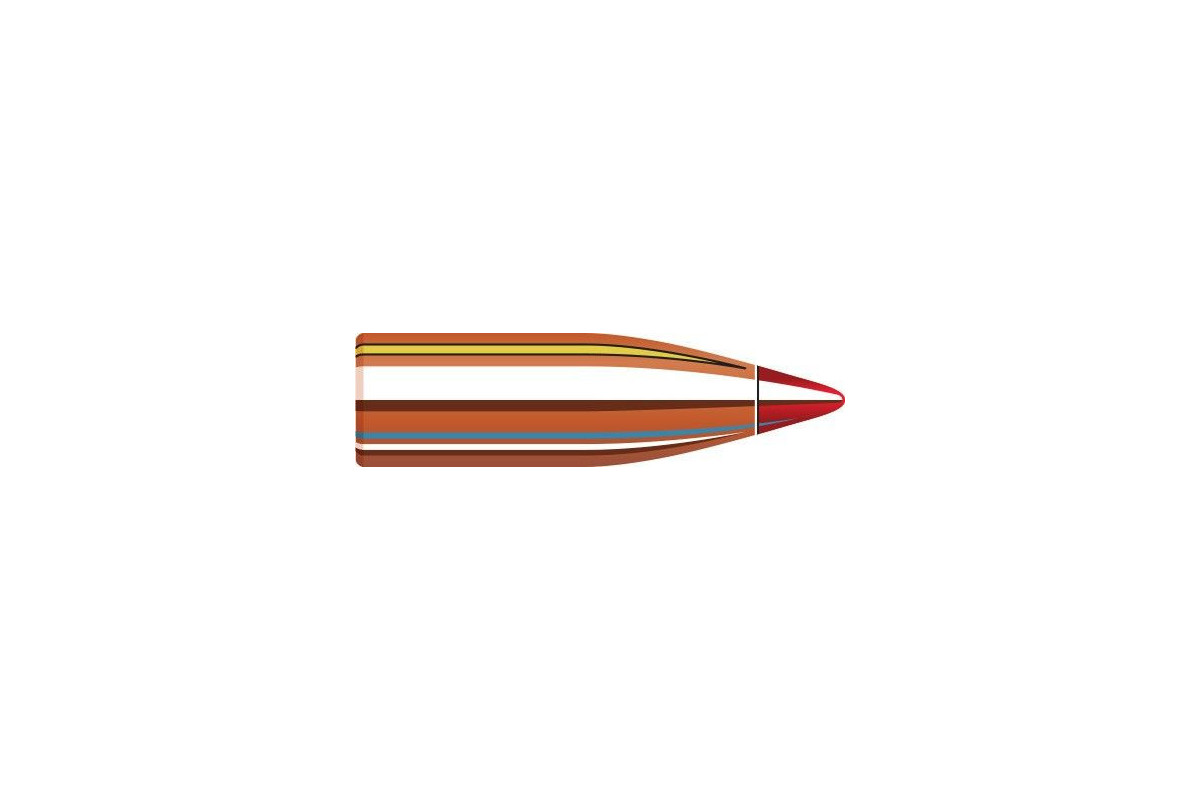 Boite de 100 ogives HORNADY Calibre 22 Diam.224 55 Grs V-MAX Boite de 100 ogives HORNADY Calibre 22 Diam.224 55 Grs V-MAX