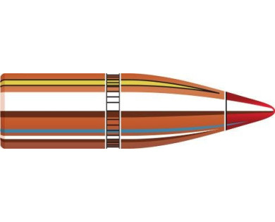 Boite de 100 ogives HORNADY Calibre 22 Diam.224 55 Grs...