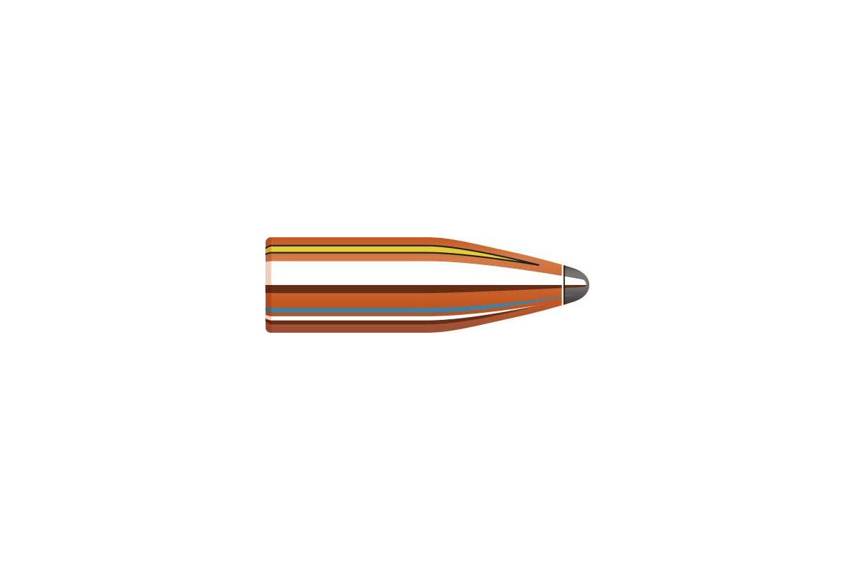 Boite de 100 ogives HORNADY Calibre 22 Diam.224 60 Grs SP Boite de 100 ogives HORNADY Calibre 22 Diam.224 60 Grs SP