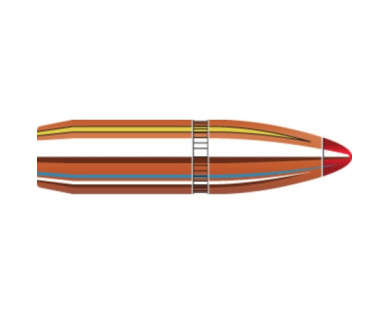 Boite de 100 ogives HORNADY Calibre 25 Diam.257 110 Grs FTX