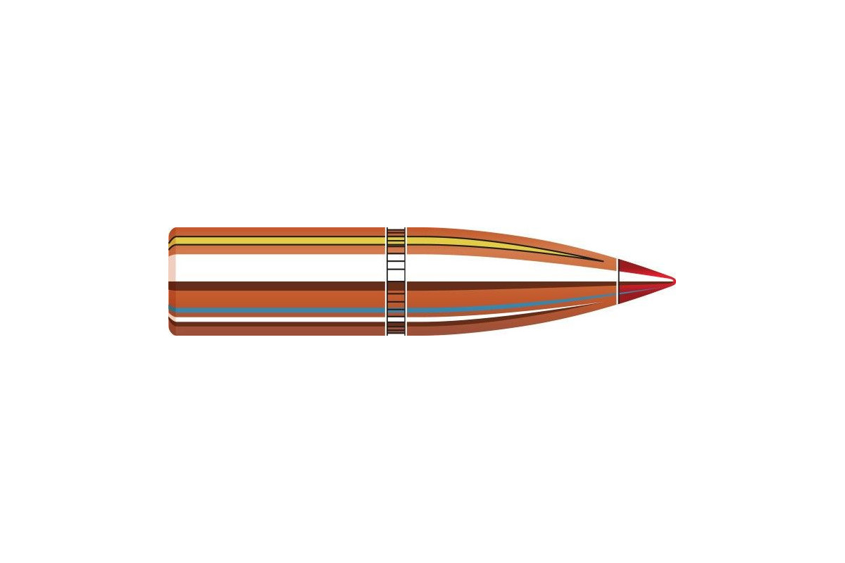 Boite de 100 ogives HORNADY Calibre 25 Diam.257 117 Grs SST Boite de 100 ogives HORNADY Calibre 25 Diam.257 117 Grs SST