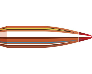 Boite de 100 ogives HORNADY Calibre 25 Diam.257 75 Grs V-MAX