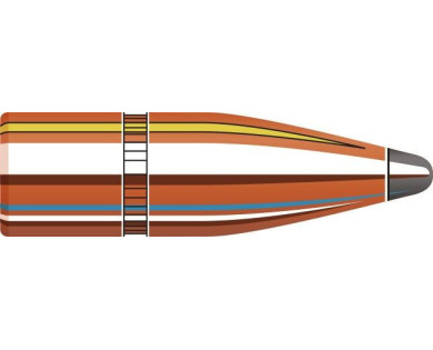 Boite de 100 ogives HORNADY Calibre 30 Diam.308 150 Grs...