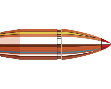 Boite de 100 ogives HORNADY Calibre 30 Diam.308 160 Grs FTX
