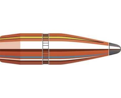 Boite de 100 ogives HORNADY Calibre 30 Diam.308 165 Grs...