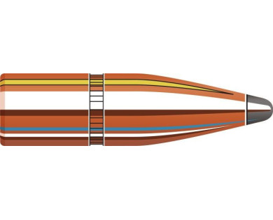 Boite de 100 ogives HORNADY Calibre 30 Diam.308 165 Grs...