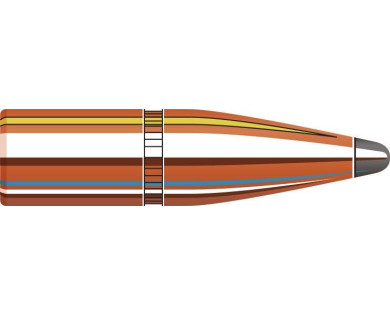 Boite de 100 ogives HORNADY Calibre 30 Diam.308 180 Grs...