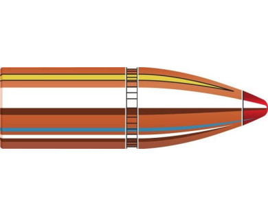 Boite de 100 ogives HORNADY Calibre 32 Diam.321 165 Grs FTX