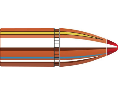 Boite de 100 ogives HORNADY Calibre 348 Diam.348 200 Grs FTX