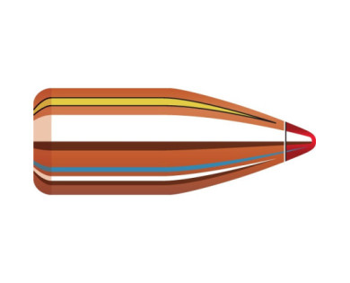Boite de 100 ogives HORNADY Calibre 35 Diam.355 165 Grs FTX