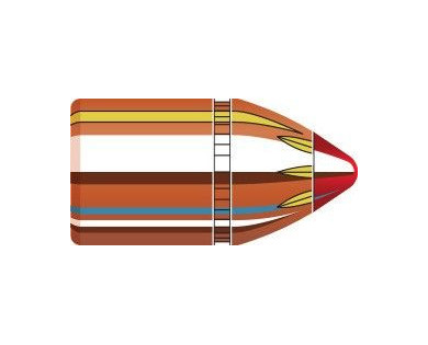 Boite de 100 ogives HORNADY Calibre 44 Diam.430 225 Grs FTX