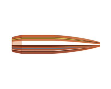 Boite de 100 ogives HORNADY Calibre 6.5mm Diam.264 123...