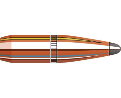 Boite de 100 ogives HORNADY Calibre 6mm Diam.243 100 Grs...