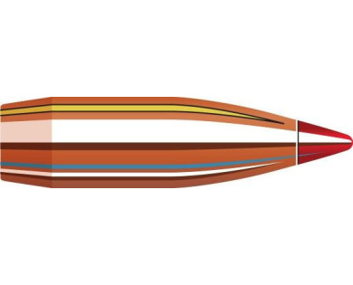 Boite de 100 ogives HORNADY Calibre 6mm Diam.243 75 Grs...