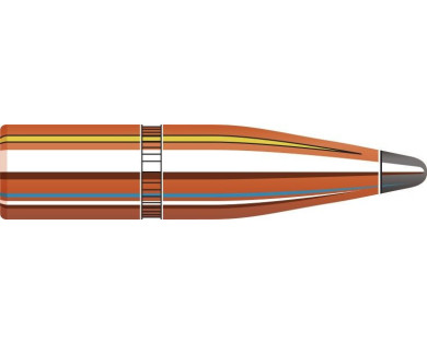 Boite de 100 ogives HORNADY Calibre 7mm Diam.284 154 Grs...