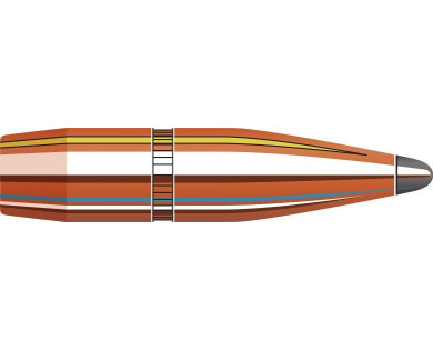 Boite de 100 ogives HORNADY Calibre 7mm Diam.284 162 Grs...