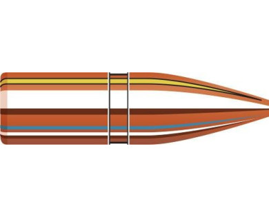 Boite de 50 ogives HORNADY Calibre 22 Diam.224 55 Grs GMX