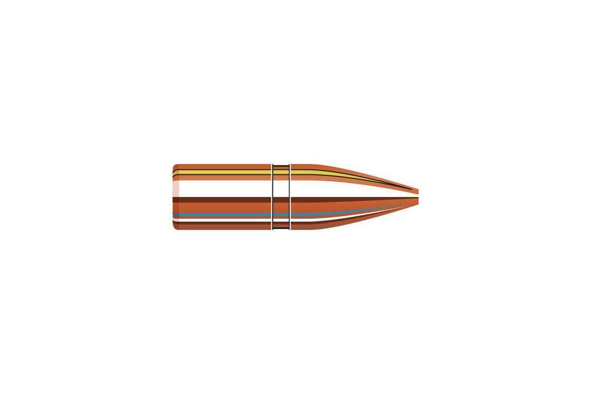 Boite de 50 ogives HORNADY Calibre 22 Diam.224 55 Grs GMX Boite de 50 ogives HORNADY Calibre 22 Diam.224 55 Grs GMX