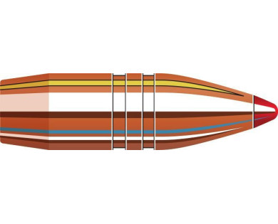 Boite de 50 ogives HORNADY Calibre 30 Diam.308 140 Grs...