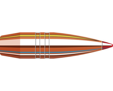 Boite de 50 ogives HORNADY Calibre 338 Diam.338 185 Grs GMX