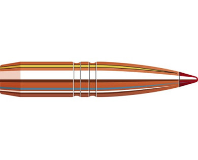 Boite de 50 ogives HORNADY Calibre 6.5mm Diam.264 130 Grs CX