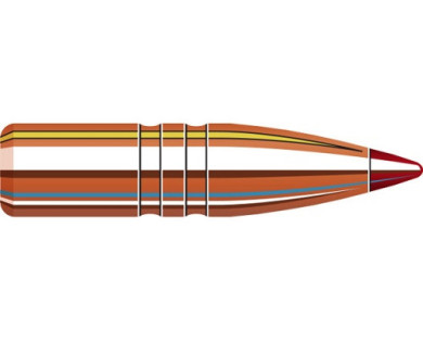 Boite de 50 ogives HORNADY Calibre 6mm Diam.243 80 Grs CX