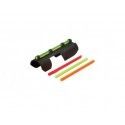 Guidon HIVIZ monocanon sans bande avec 4 fibres optiques 
