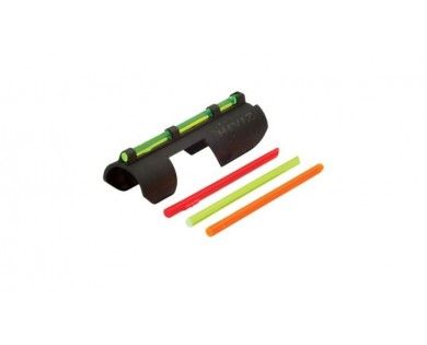 Guidon HIVIZ monocanon sans bande avec 4 fibres optiques 