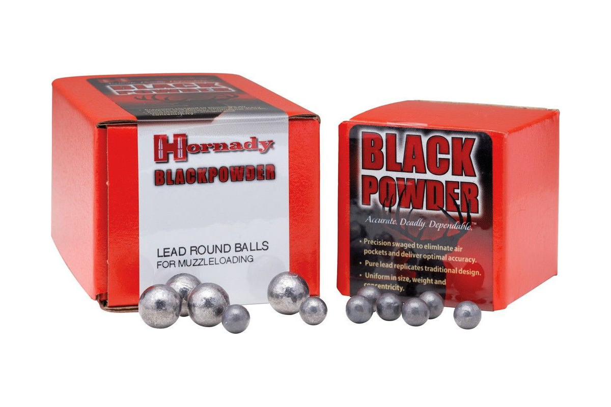 Boite de 100 Balles Rondes HORNADY Calibre 54 Diam.535 Boite de 100 Balles Rondes HORNADY Calibre 54 Diam.535