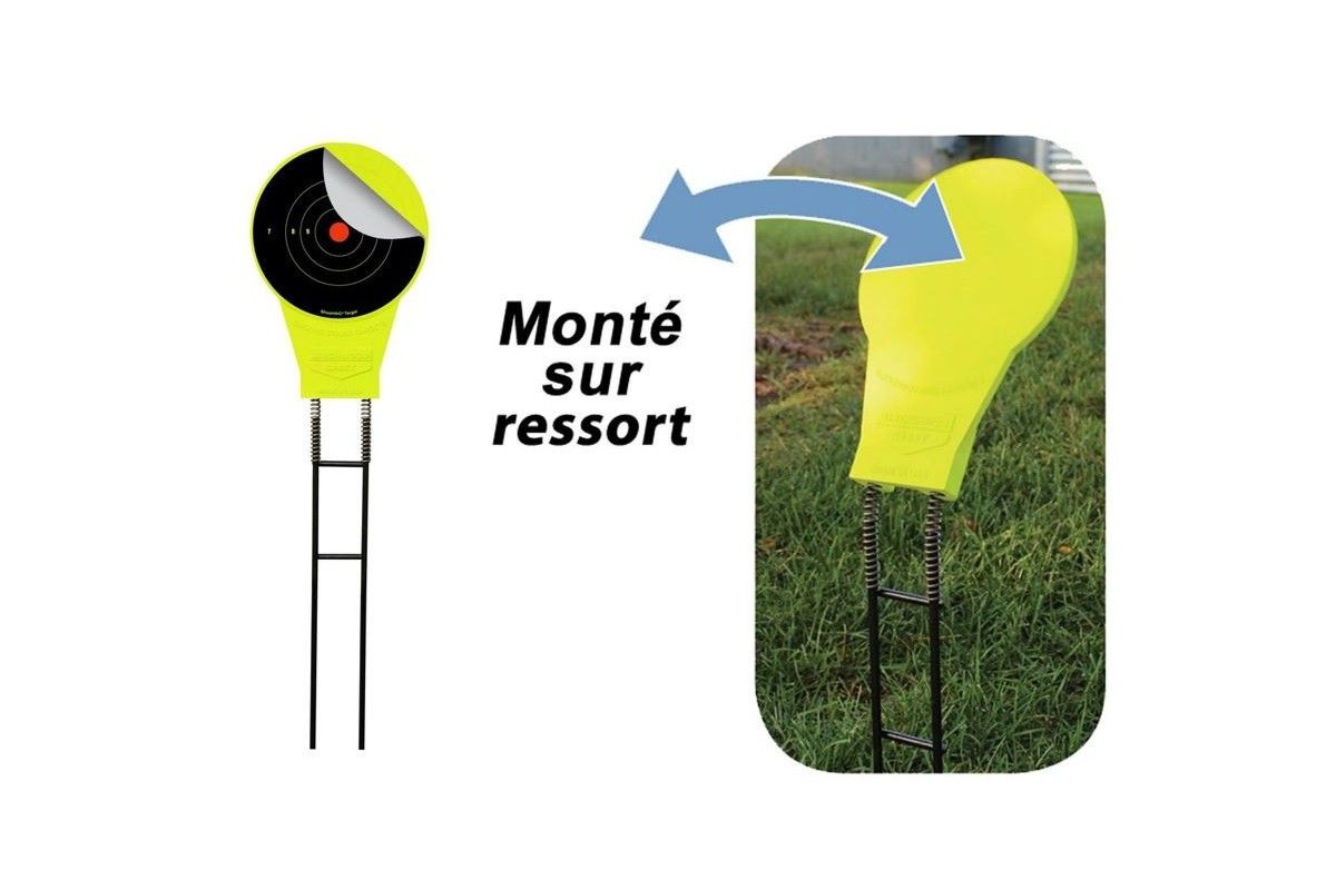 Cible de tir 3 castors pour carabine .22 LR