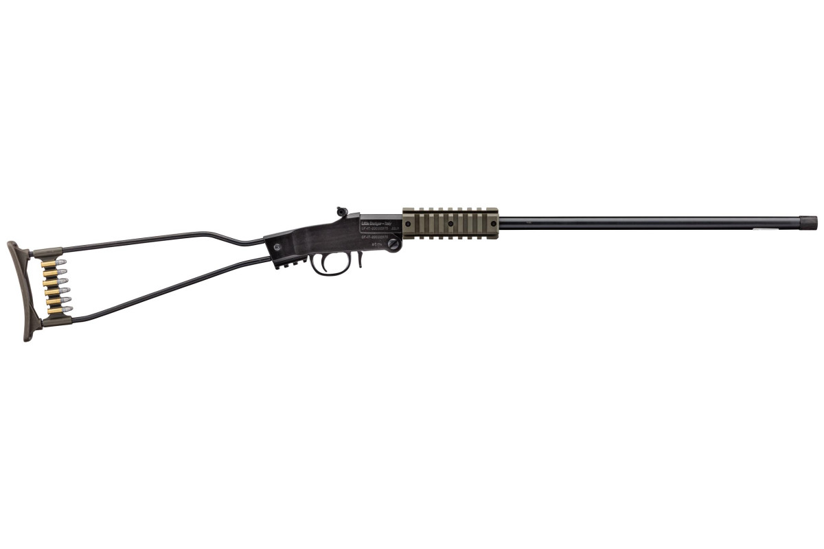 Carabine CHIAPPA Little badger Green OD pliante calibre 22LR Carabine CHIAPPA Little badger Green OD pliante calibre 22LR