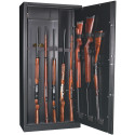 Coffre fort FORTIFY 15 armes ou 11 armes avec lunette et 5 étagères + coffre intérieur