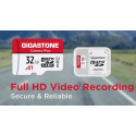 Carte mémoire 32 Go Micro-SD + adaptateur SD pour Caméra