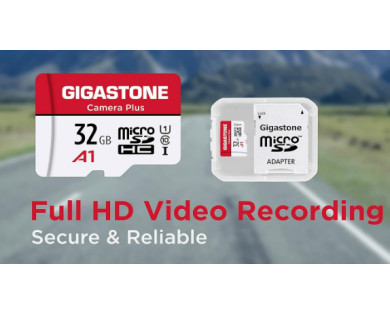 Carte mémoire 32 Go Micro-SD + adaptateur SD pour Caméra