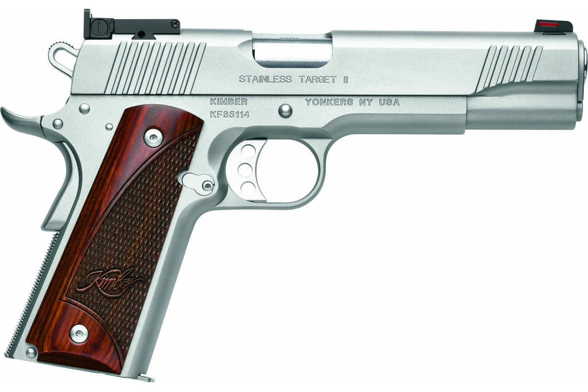 Pistolet semi-automatique Kimber 1911 Stainless Target 2 45ACP Pistolet semi-automatique Kimber 1911 Stainless Target 2 45ACP