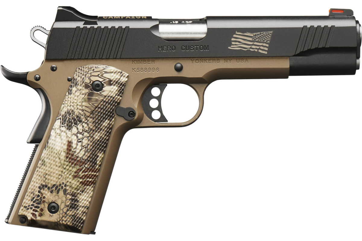 Pistolet 1911 Semi Automatique Kimber 45 ACP Hero custom Pistolet 1911 Semi Automatique Kimber 45 ACP Hero custom