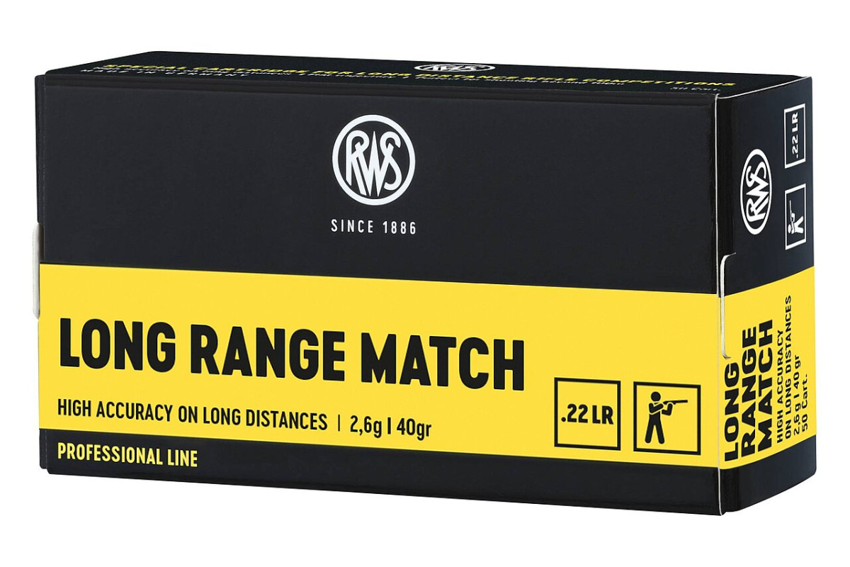 Munitions RWS Long Range Match Calibre 22LR Munitions RWS Long Range Match Calibre 22LR