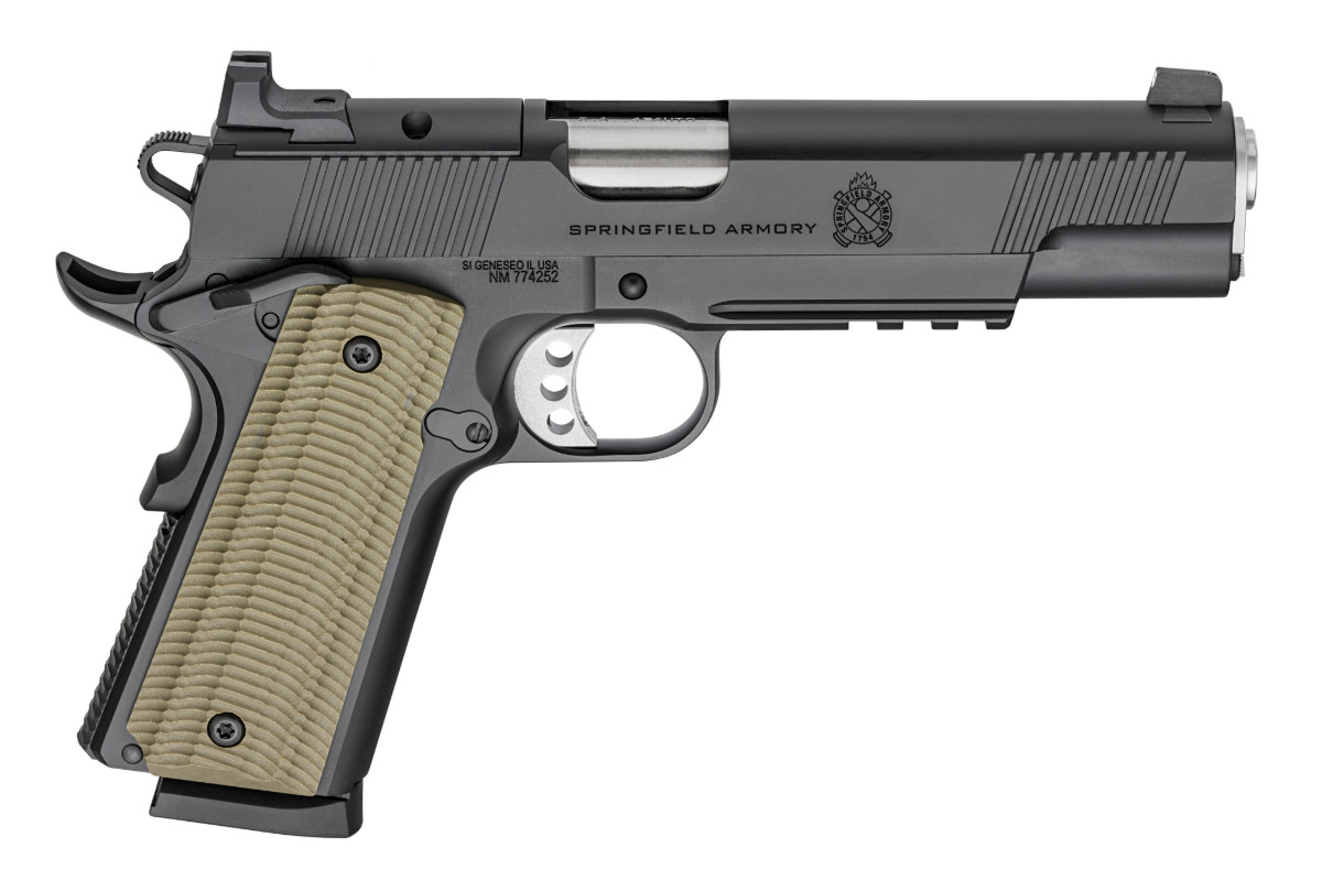 Pistolet Springfield Armory 1911 Operator AOS cerakote noir calibre 45 ACP 5" Pistolet Springfield Armory 1911 Operator AOS cerakote noir calibre 45 ACP 5"
