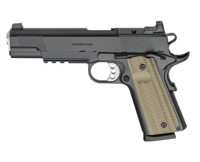 Pistolet Springfield Armory 1911 Operator AOS cerakote noir calibre 45 ACP 5"