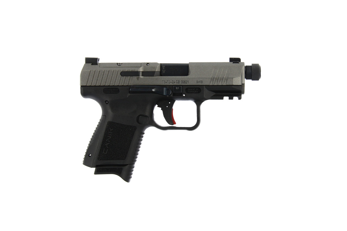 Pistolet Canik TP9 Sub Elite Tungsten Fileté Calibre 9x19 ***occasion*** Pistolet Canik TP9 Sub Elite Tungsten Fileté Calibre 9x19 ***occasion***