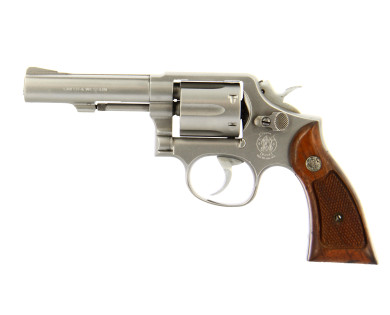 Revolver Smith&Wesson Mod.64 Inox Calibre 38 Special Poignée Bois ***occasion***