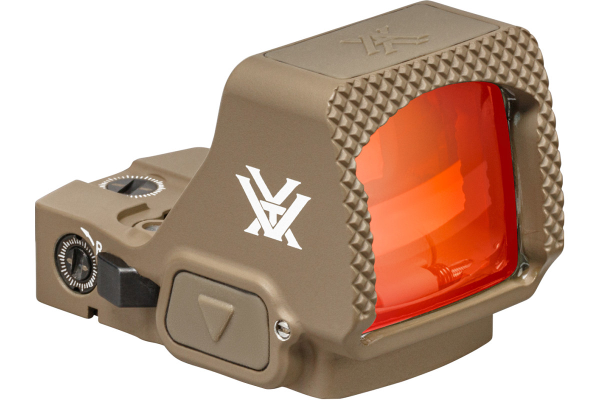 Viseur point rouge VORTEX Defender-XL Tan réticule rouge 5 MOA Viseur point rouge VORTEX Defender-XL Tan réticule rouge 5 MOA