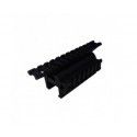 Double rails Picatinny pour MP5 Profil Haut 