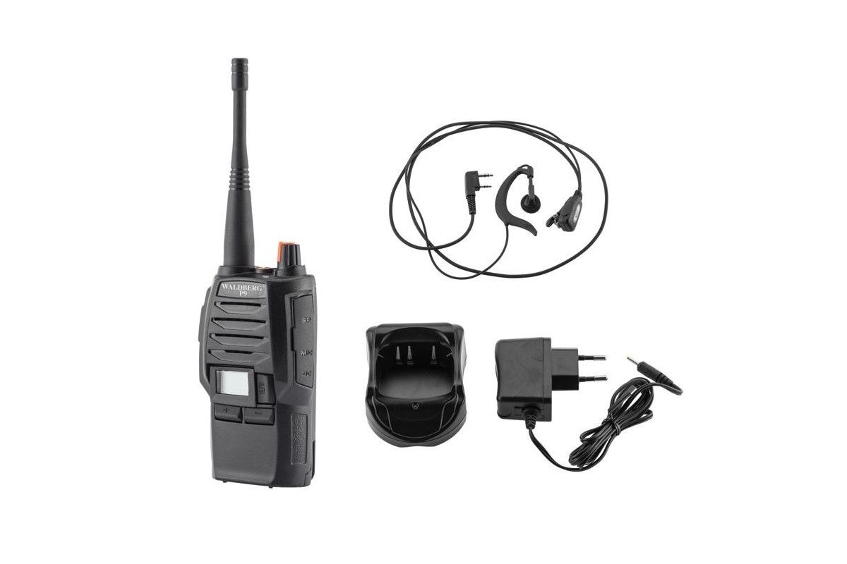 Talkie Walkie WALDBERG P9 PRO V2 + chargeur + oreillette