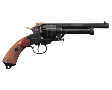 Révolver poudre noire Pietta 1862 LeMat Navy acier...