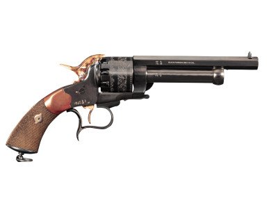 Révolver poudre noire Pietta 1862 Le Mat Cavalry acier calibre 44