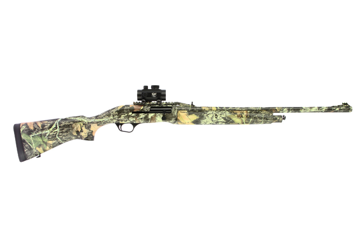 Fusil MASSARELLI Inertia CAMO MOBU - Battue Slug calibre 12/76 + Point Rouge RD30 Fusil MASSARELLI Inertia CAMO MOBU - Battue Slug calibre 12/76 + Point Rouge RD30
