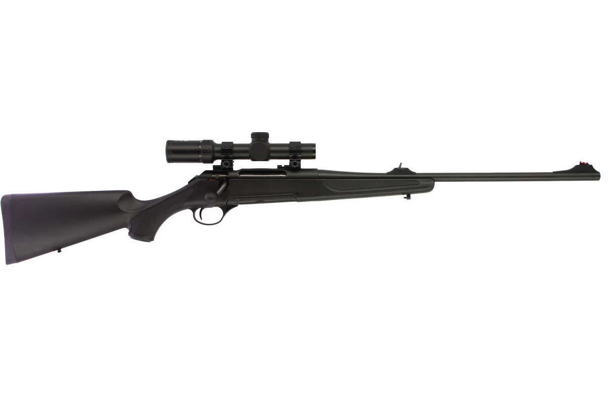 Carabine HAENEL Jaeger 10 Gen II synthétique Pack Battue Lunette 1-8x24 Carabine HAENEL Jaeger 10 Gen II synthétique Pack Battue Lunette 1-8x24