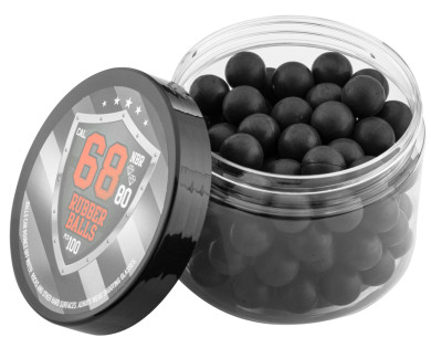 Boîte de 100 billes caoutchouc durci rubber balls calibre...
